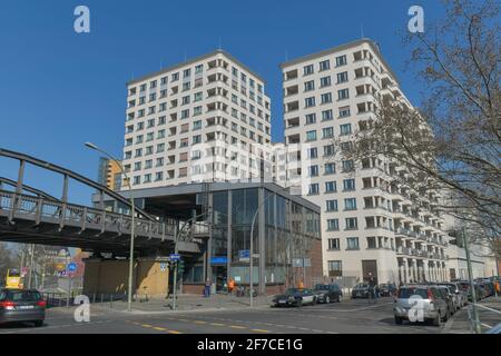 Neubauprojekt Highpark am Potsdamer Platz, Köthener Straße, Gabriele-Tergit-Promenade, Mitte, Berlin, Deutschland Stockfoto