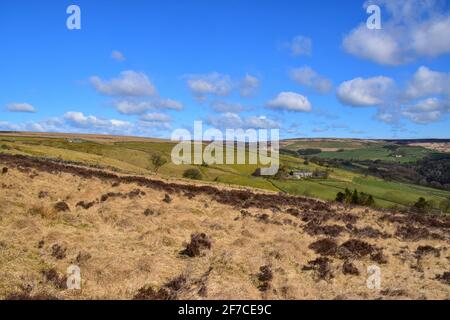 Heptonstall Moor, Pennines, Pennine Way, West Yorkshire Stockfoto