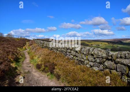 Heptonstall Moor, Pennines, Pennine Way, West Yorkshire Stockfoto