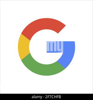 google-Logo Vektor-Illustration isoliert auf weißem Hintergrund Stock Vektor
