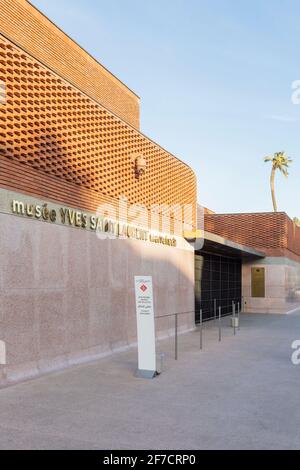 Yves Saint Laurent Museum in Marrakesch, Marokko Stockfoto