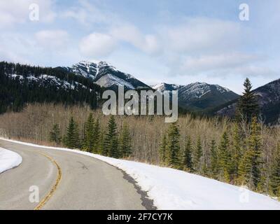 Malerischer Blick auf den majestätischen Kananaskis Provincial Park im Südwesten von Alberta Stockfoto