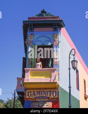 La Caminito Tango Museum, Caminito Street, La Boca, Buenos Aires, Argentinien Stockfoto