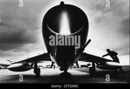 Aircraft Mig 15 Russischer Kampfjet in den 1950er Jahren gebaut Und jetzt im Besitz erhalten und geflogen privat in Britaindbase Stockfoto