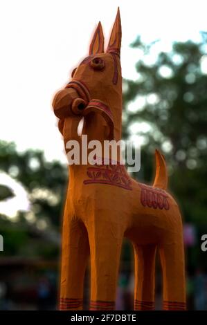 Bangla Noboborsho Baishakhi Utshab mongolischer Shobhajatra von Bengali Neujahr. Fotos und Bilder in hoher Auflösung. Stockfoto