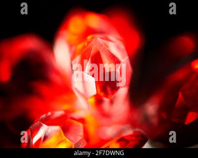 Schöne Blume bunte LED-Licht Dekoration Vorlage für Festival. Stockfoto