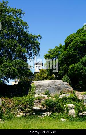 Mount Edgcumbe rockt auf Tunbridge Wells Common, Royal Tunbridge Wells, Kent, England Stockfoto