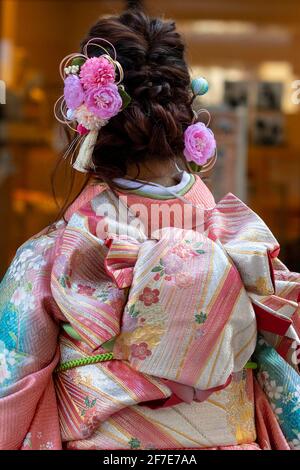 Coming of Age Day 2020 in Japan Stockfoto