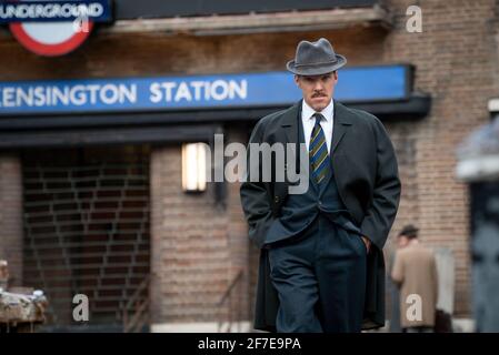 VERÖFFENTLICHUNG: 19. März 2021 TITEL: The Courier STUDIO: Lionsgate REGIE: Dominic Cooke PLOT: Der Spion des Kalten Krieges Greville Wynne und seine russische Quelle versuchen, die Krise der kubanischen Raketen zu beenden. HAUPTROLLE: BENEDICT CUMBERBATCH als Greville Wynne. (Kreditbild: © Lionsgate/Entertainment Picturs) Stockfoto