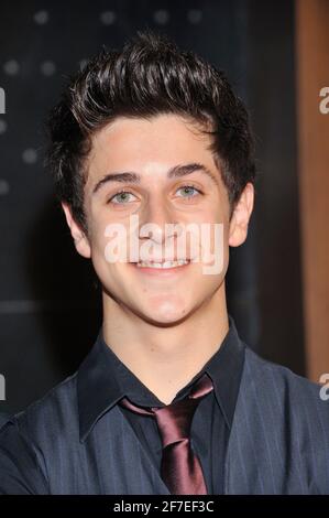 Schauspieler David Henrie nimmt an der 6. Jährlichen Teen Vogue Young Hollywood Party im Los Angeles County Museum of Art am 18. September 2008 in Los Angeles, Kalifornien, Teil. Crectit: Jared Milgrim Stockfoto