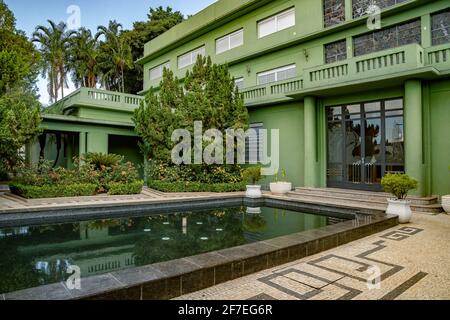 Goiania/Goias/Brasil - 02 01 2019: Der Smaragdpalast auf der Plaza Dr. Pedro Ludovico Teixeira Stockfoto