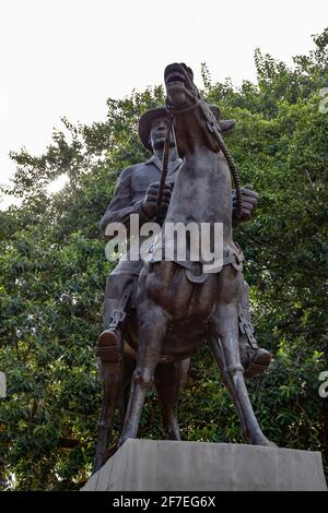 Goiania/Goias/Brasil - 02 01 2019: Denkmal für Pedro Ludovico Teixeira auf der Plaza Dr. Pedro Ludovico Teixeira Stockfoto