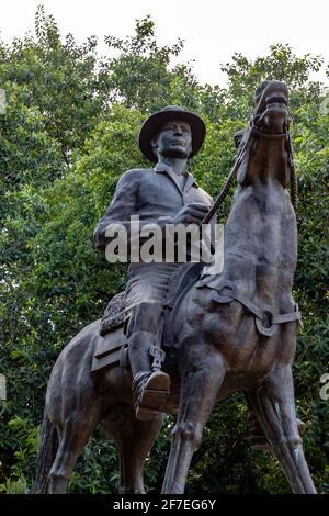 Goiania/Goias/Brasil - 02 01 2019: Denkmal für Pedro Ludovico Teixeira auf der Plaza Dr. Pedro Ludovico Teixeira Stockfoto