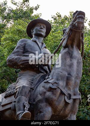 Goiania/Goias/Brasil - 02 01 2019: Denkmal für Pedro Ludovico Teixeira auf der Plaza Dr. Pedro Ludovico Teixeira Stockfoto