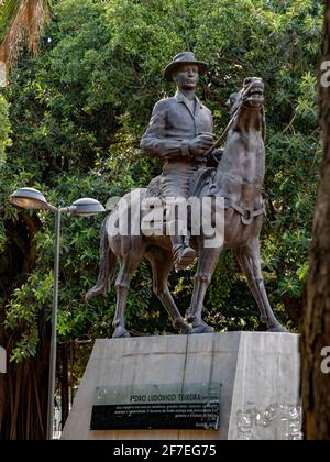 Goiania/Goias/Brasil - 02 01 2019: Denkmal für Pedro Ludovico Teixeira auf der Plaza Dr. Pedro Ludovico Teixeira Stockfoto