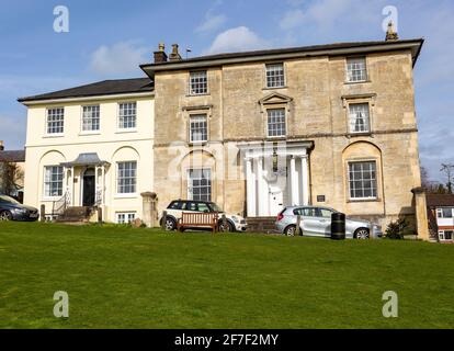 Silbury House, denkmalgeschütztes historisches Gebäude, The Green, Marlborough, Wiltshire, England, VEREINIGTES KÖNIGREICH Stockfoto