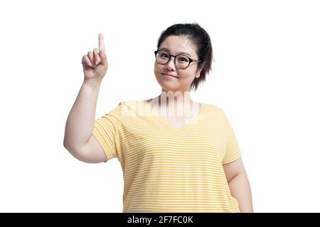 Glückliche junge Frau Stockfoto