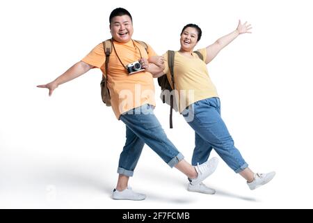 Junges Paar genießt den Urlaub Stockfoto