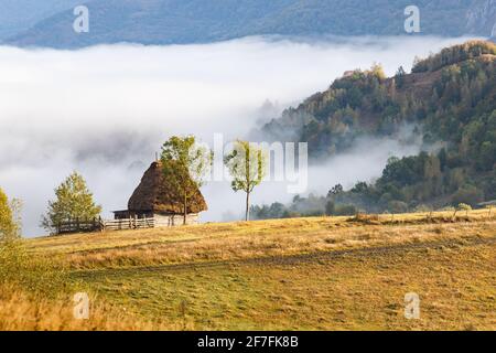 Ländliche Landschaft in den Apuseni-Bergen, Rumänien, Europa Stockfoto