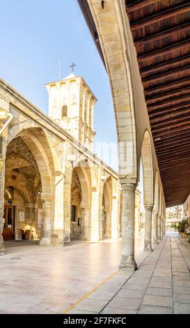 Kirche des Heiligen Lazarus, Ende des 9. Jahrhunderts, in Larnaca, Zypern, Europa Stockfoto