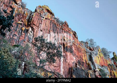 Waterberg Plateau farbige Felsformation, Namibia, Afrika Stockfoto