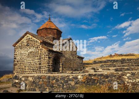 Armenien, Sevan, Sevan See, Sevanawank Kloster Stockfoto