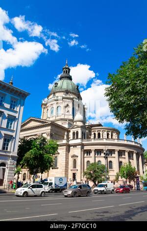 Budapest, Ungarn - 13. September 2019: St.-Stephans-Basilika in Budapest, Ungarn Stockfoto