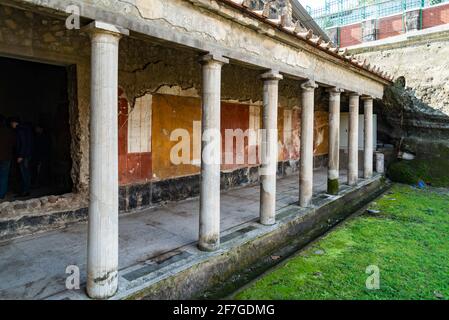 Oplontis Torre Annunziata Italien, Ruinen von Poppeas Villa Stockfoto