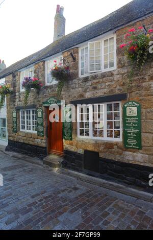 Myrings von St Ives fudge und rock Shop Cornwall England uk Stockfoto