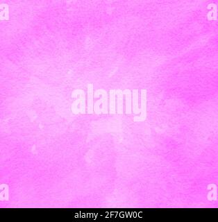Hellmagentarote, violette Pastellfarbe. Aquarell-Textur Hintergrund. Abstrakte Malerei Kunstwerk. Stockfoto