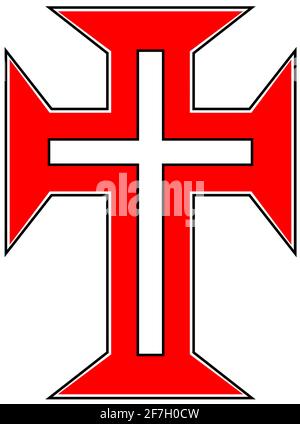 Kreuzzüge Tempelritter christliche Kreuz Malteser religion Abbildung Heiligen Stockfoto