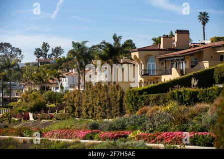 Tagesansicht der Stadt Rancho Palos Verdes, Kalifornien, USA. Stockfoto