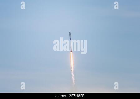 SpaceX Falcon 9 Starlink L-23 Stockfoto