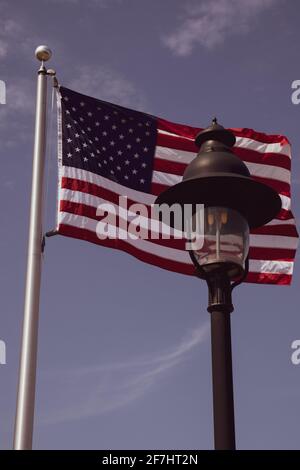 Small Town Park, USA Stockfoto