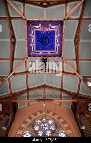 Die aufwendige Cellierung der Old South Church.Boston.Massachusetts.USA Stockfoto