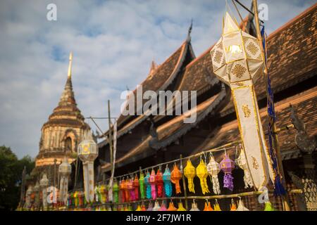Tempel in Chiang Mai, Thailand. Stockfoto