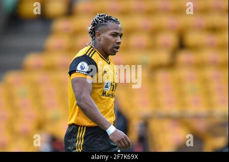 Adama Traore #37 von Wolverhampton Wanderers während des Spiels Stockfoto