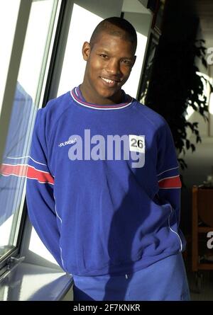 Titus Bramble von Ipswich Town FC Dez 2000 Stockfoto