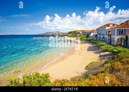 Palau Beach, Costa Smeralda, Insel Sardinien, Italien Stockfoto