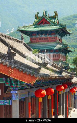 Shaolin-Kloster, Zen-buddhistischen Tempel, Provinz Henan, China Stockfoto