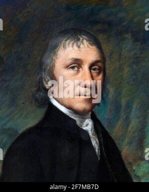 Joseph Priestley. Porträt des englischen Chemikers und Naturphilosophen Joseph Priestley (1733-1804) von Ellen Sharples, Pastelle, c.. 1797 Stockfoto