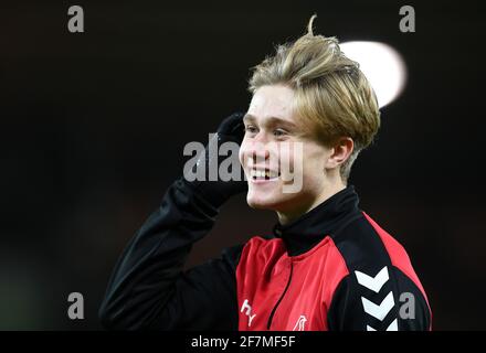 Aktenfoto vom 20-01-2021 von Bristol City's Sam Bell. Ausgabedatum: Donnerstag, 8. April 2021. Stockfoto