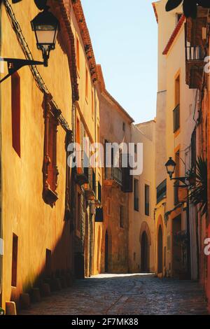 Provence typische Stadt Aix-en-Provence mit alten Hausfassade Stockfoto