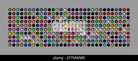 Wunderbar abstrakt dargestellt Glas Objekt 3D Panorama design Stockfoto