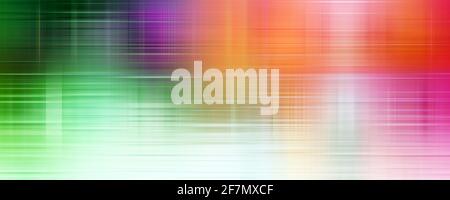 Wunderbar abstrakt dargestellt Glas Objekt 3D Panorama design Stockfoto