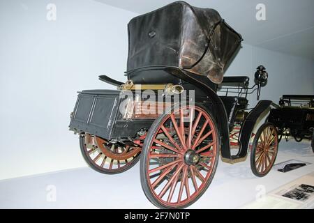 Benz Vis-à-Vis, Mercedes Museum, Stuttgart Stockfoto