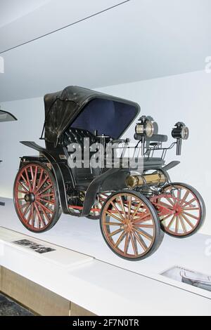 Benz Vis-à-Vis, Mercedes Museum, Stuttgart Stockfoto
