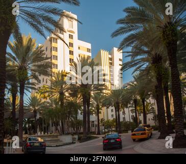 St. Moritz Art déco-Hotel, South Beach, Miami, Florida, USA Stockfoto