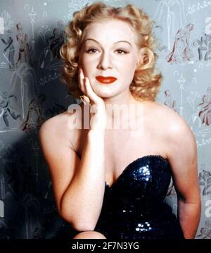 BETTY HUTTON (1921-2007) amerikanische Film- und Bühnenschauspielerin und Sängerin Etwa 1947 Stockfoto