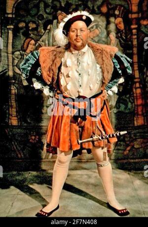 DAS PRIVATLEBEN VON HENRY VIII 1933 United Artists Film Mit Charles Laughton Stockfoto